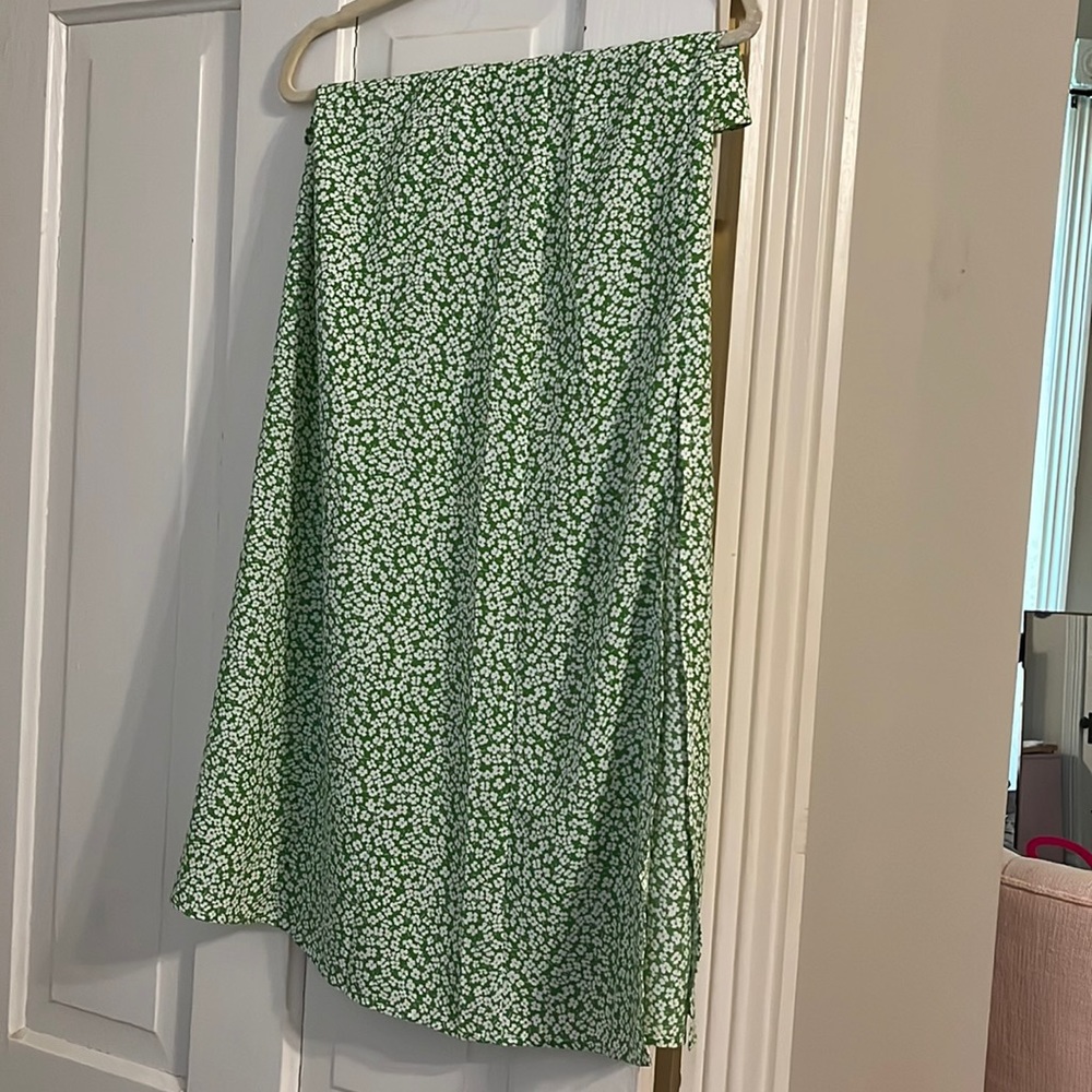 Floral maxi skirt